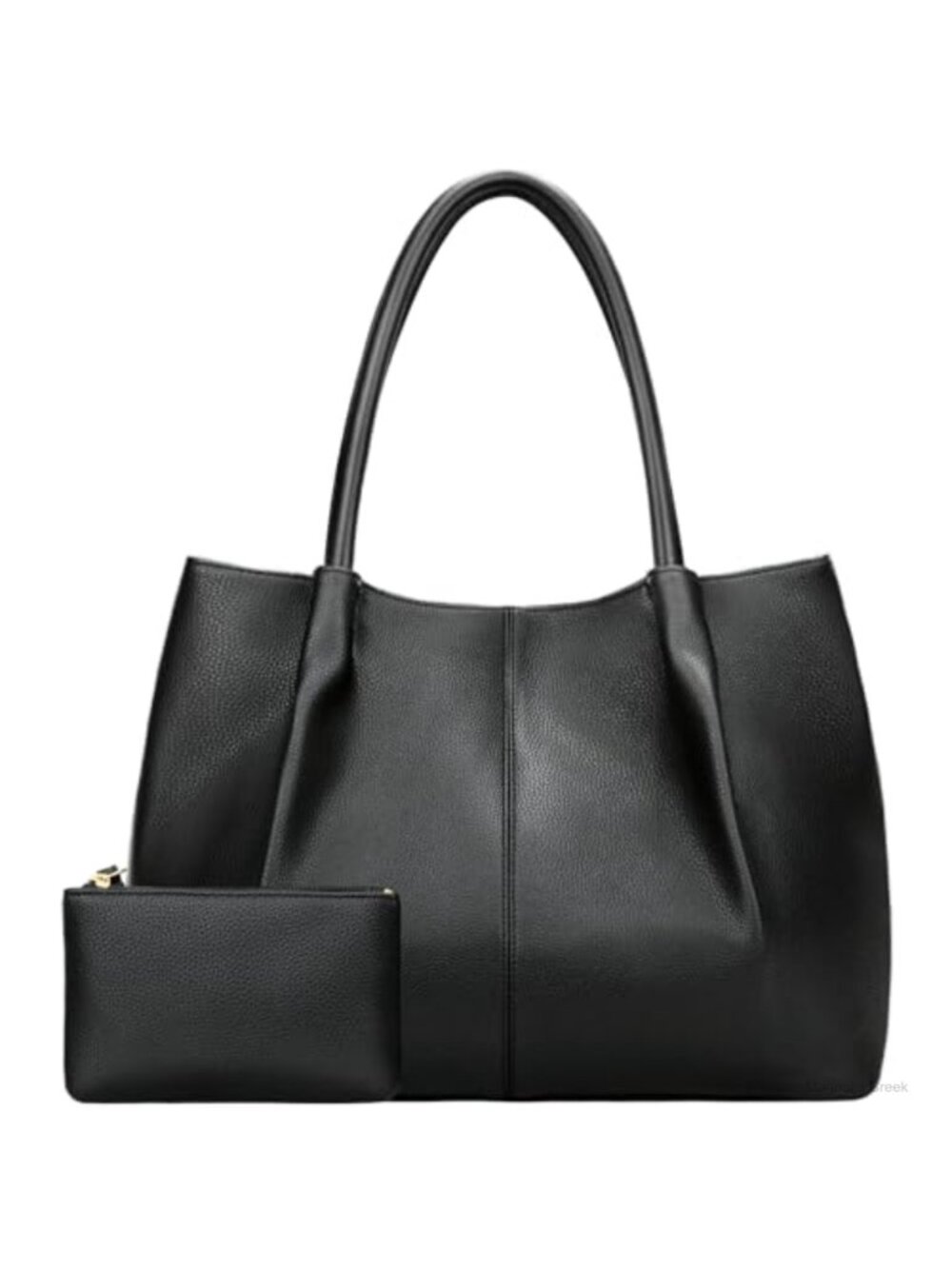 Vegan Leather Tote Bag Large Capacity Shoulder Purse Travel Work Satchel